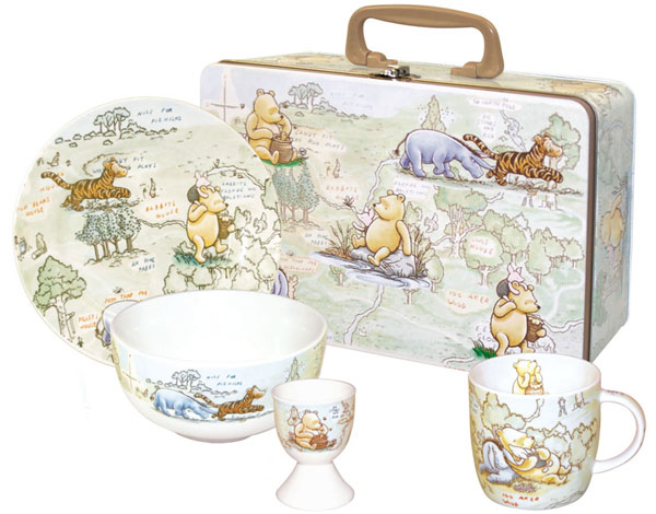 Breakfast Set in Tin Hundred Acre Wood